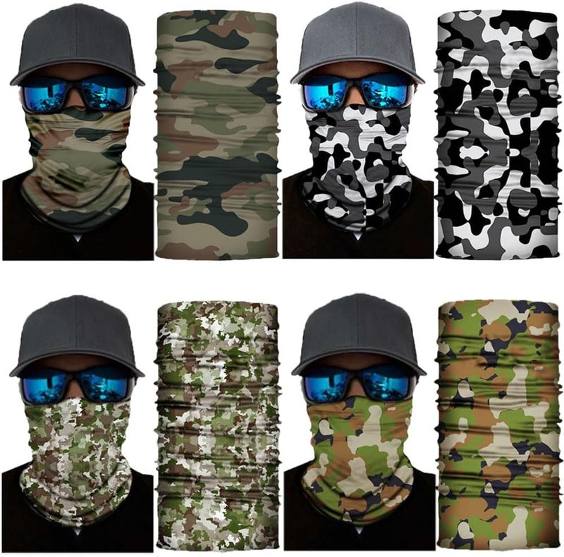 SIDAZON Neck Gaiter Mask,UV Protection Bandana Gator Face Cover Covering Mask,Tube Scarf,Neck Warmer Balaclava,Headband - Image 2